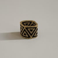 خاتم مثلثات - Ring Free Size