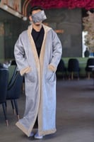 فروة شتوية رمادي ساده