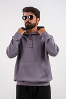 هودي رمادي بتصميم شخصية تانجيرو كامادو