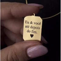 قلادة باسمك صورة من تحب