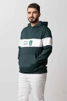 بلوفر أخضر شبابي بهوية نادي الأهلي