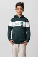 بلوفر أخضر أطفال بهوية نادي الأهلي