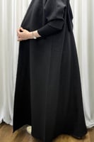 عبايه شتوية مخمل الدانتيل