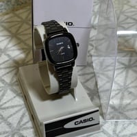 ساعة كاسيو نسائية اسود