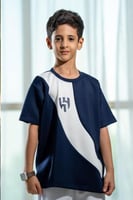 تيشرت الهلال كحلي &ابيض