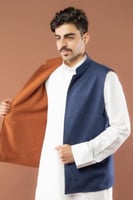 سديري جوخ ازرق - بني