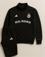 طقم ريال مدريد رياضي اسود