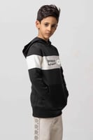 بلوفر أسود أطفال بهوية نادي الشباب