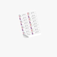 ملصقات الأسماء استيكرات ورد الربيع