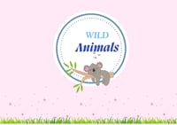 مطوية الحيوانات-English-Wild Animals