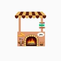 عربة الخباز الصغير