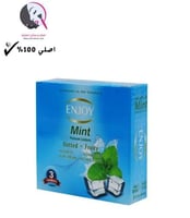 انجوي واقي ذكري منقط بنكهة النعناع - 3 قطع