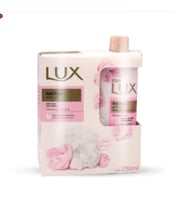 لوكس غسول الجسم بالورد الناعم مع لوفة 250 مل