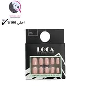 أظافر صناعية لصق ذاتي لون وردي 27 من لوكا