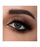 عدسات لاصقه لون براون من لينس مي