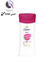 مزيل عرق دوف ستيك برائحة الفراولة - 74 غرام