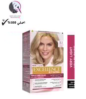 صبغة الحماية الثلاثية ايكسلنس اشقر رمادي فاتح جداً...