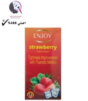 انجوي واقي ذكري - فراولة , 12 قطعة