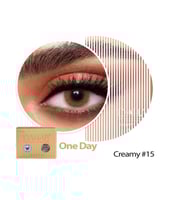 عدسات ذهب اليومية اللون CREAMY #15