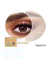 عدسات ذهب اليومية اللون TOPAZ #12
