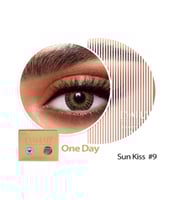 عدسات ذهب اليومية اللون SUN KISS #9