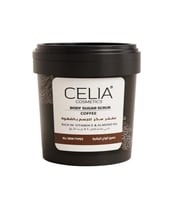 مقشر السكر الزيتي بالقهوة وزيت اللوز -600 غرام