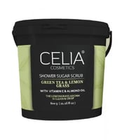 مقشر السكر الرغوي بالشاي الاخضر وعشبة الليمون من س...