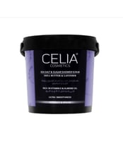 مقشر ملح البحر والسكر الرغوي بزبدة الشيا واللافندر...