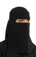 نقاب وسط 9 انش مطاط مائل