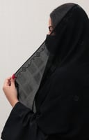 طرحة خيشة فصوص اسود 724