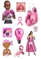 ستيكرات ( أكتوبر الوردي )