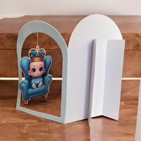 كرت وحقيبه توزيعات للمواليد ٣ قطع