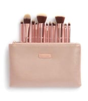 مجموعة فرش مكياج ميتال روز من بي اتش – 11 فرش