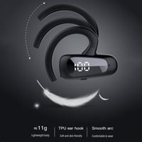 سماعة لاسلكية رياضية مفتوحة الأذن شاشة LED ضد الما...