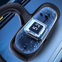 سماعة لاسلكية رياضية مفتوحة الأذن شاشة LED ضد الما...