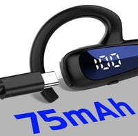 سماعة لاسلكية رياضية مفتوحة الأذن شاشة LED ضد الما...