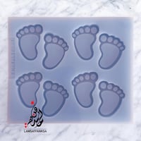 قالب سيلكون قدم الطفل