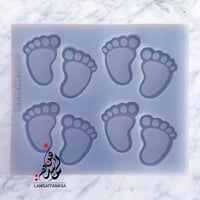 قالب سيلكون قدم الطفل