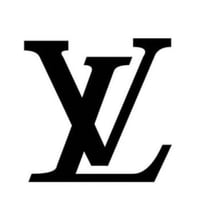 قالب شعار LV دائري