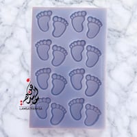 قالب سيلكون قدم الطفل