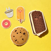 ستيكرات أكل كيوت