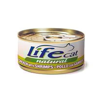 كرتون لايف كات معلبات الدجاج والجمبري طعام رطب للق...