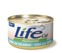 كرتون لايف كات معلبات التونه مع الحبار طعام رطب لل...