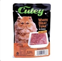 كرتون كيوتي تونه بيضاء مع السالمون في المرق 85 جم...