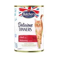 بوتشرز طعام رطب للقطط مع قطع لحم بقري في الجيلي 40...