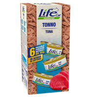 معلبات لايف كات بنكهة التونة ( 6×50g )