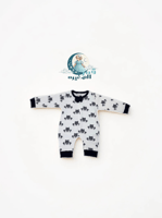 أوفرول قطني ناعم برسمة قطط