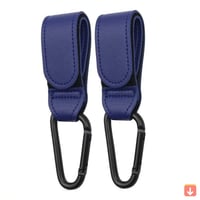 1/2 قطعة بولي Leather الجلود الطفل حقيبة عربة هوك...