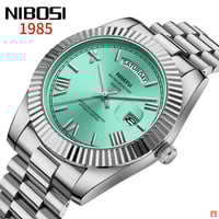 ساعة رجالية NIBOSI ا كوارتز المقاوم للصدأ للرجال ع...