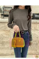 حقيبة يد على شكل صدفة من مادة الزهور للسيدات حقيبة...